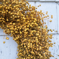Golden Flax Wreath