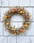 Rustic Pastels Small Dried Flower Wreath