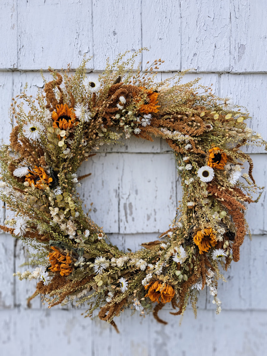 Sunflower Harvest Wreath #1