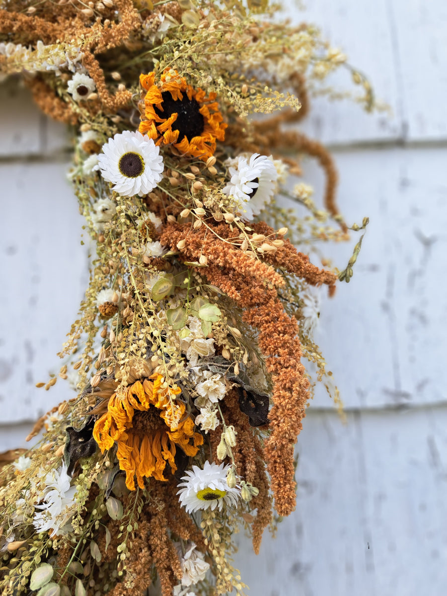 Sunflower Harvest Wreath #1