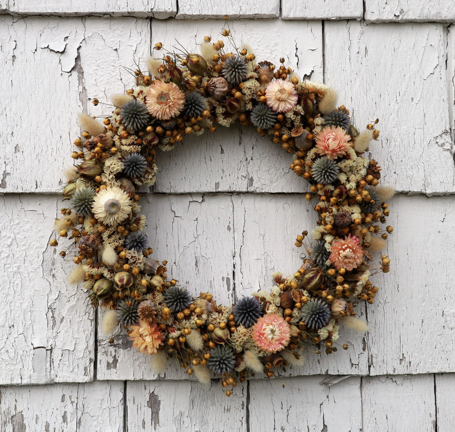 Soft Blues Wreath- 12"