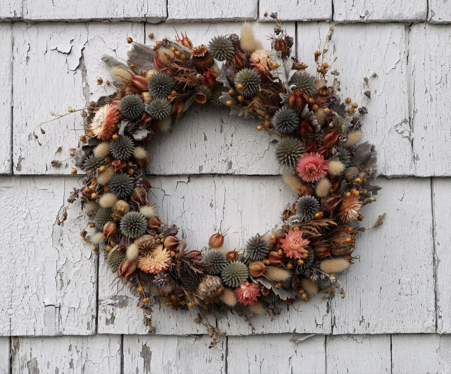Pops of Pink Wreath 2- 12"
