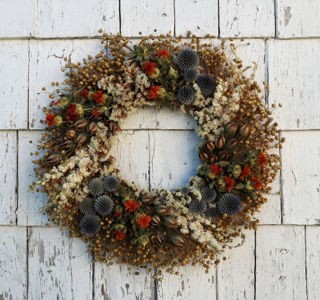 Autumn Pinwheel Wreath