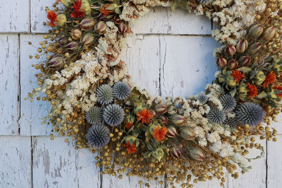 Autumn Pinwheel Wreath