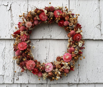 Pink beauty wreath - 11"