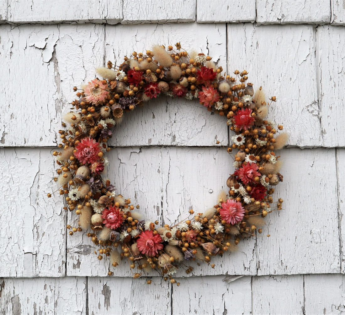 Pretty in Pink Wreath - 12"