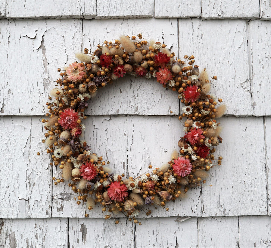 Pretty in Pink Wreath - 12"