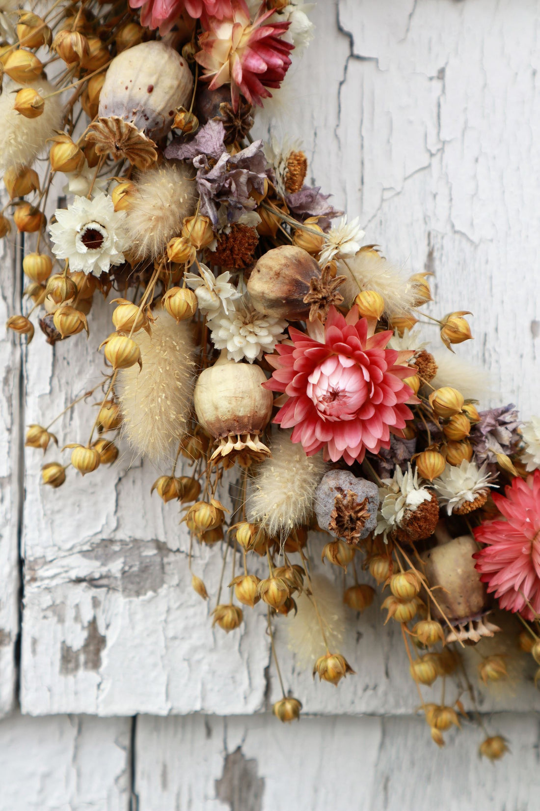 Pretty in Pink Wreath - 12"