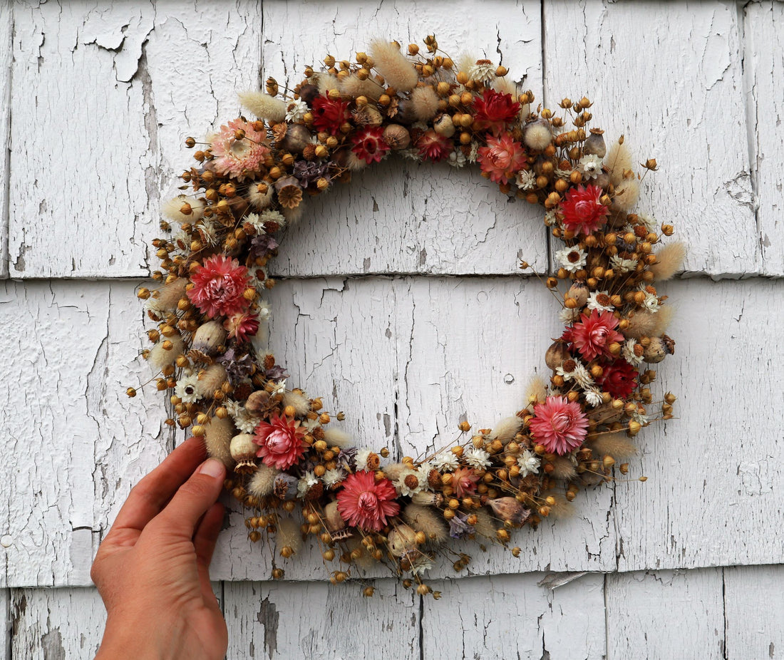 Pretty in Pink Wreath - 12"